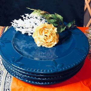 Navy Blue Sorrento Dinner Plates
